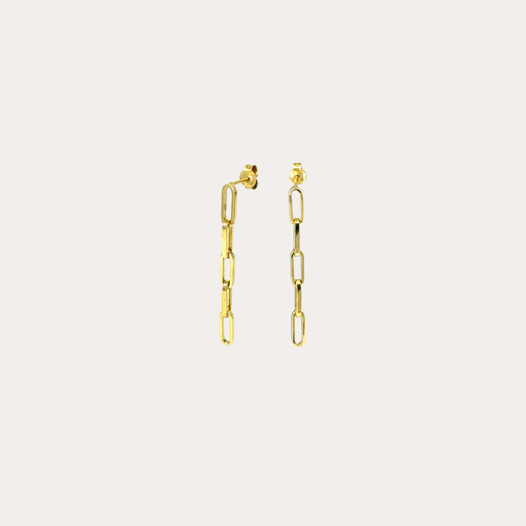 Chain Link Dangle Earrings