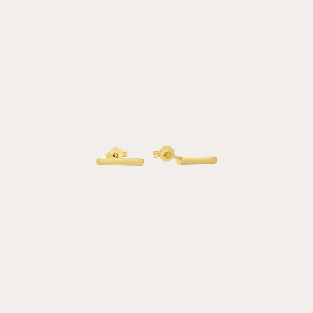 Mini Bar Stud Earrings