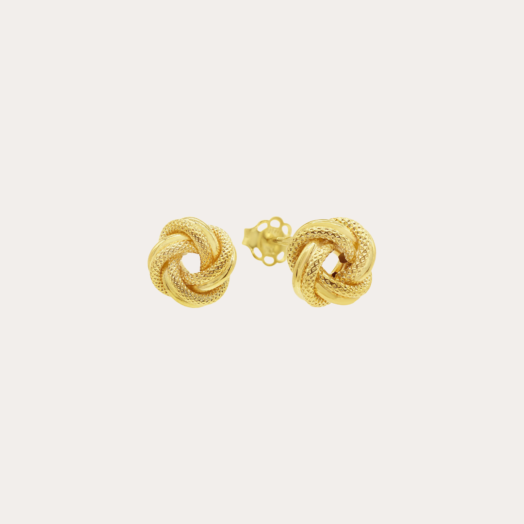 Mini Knot Stud Earrings