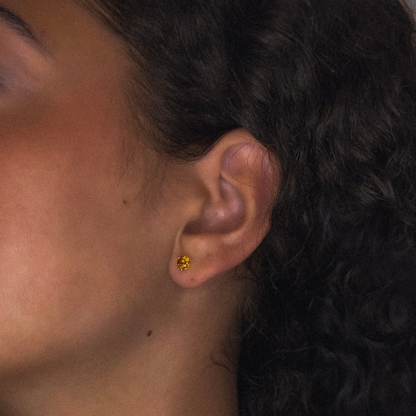 Citrine Studs