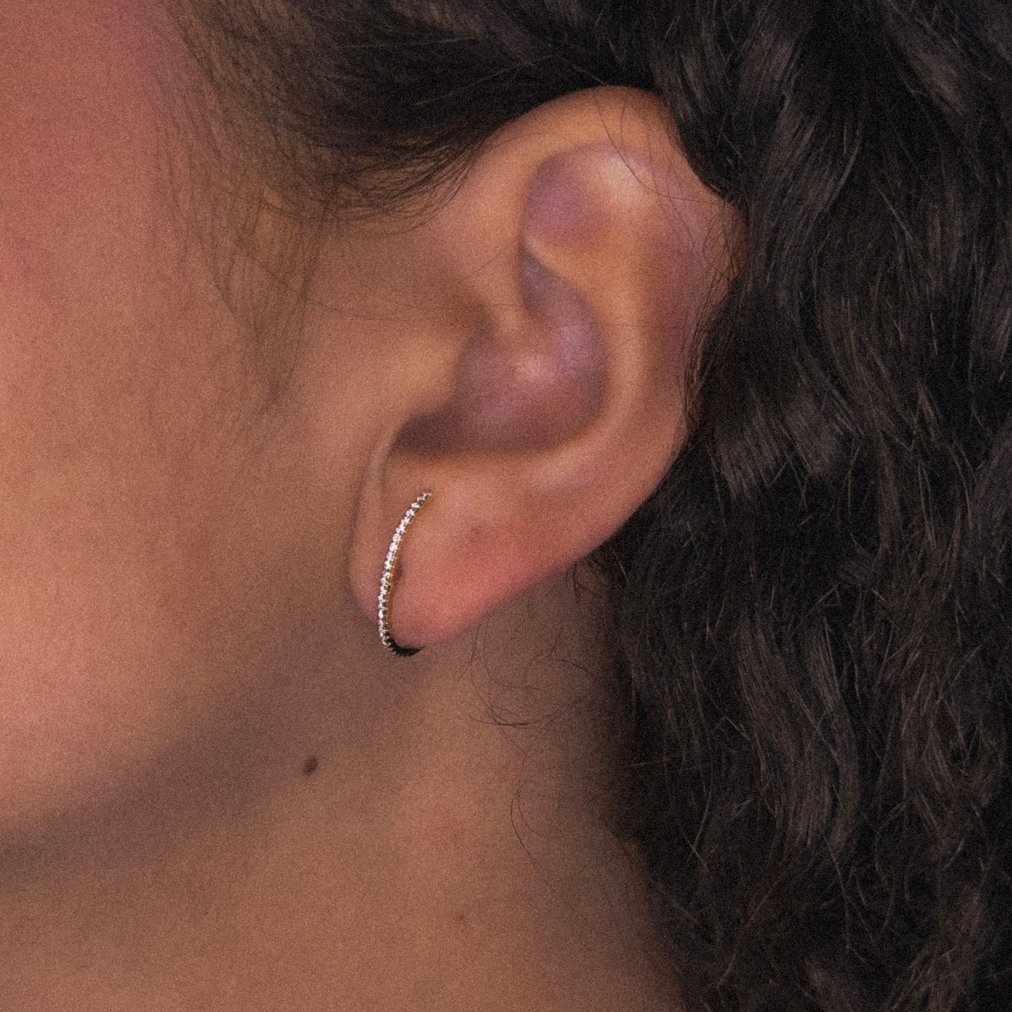 Diamond Crescent Stud