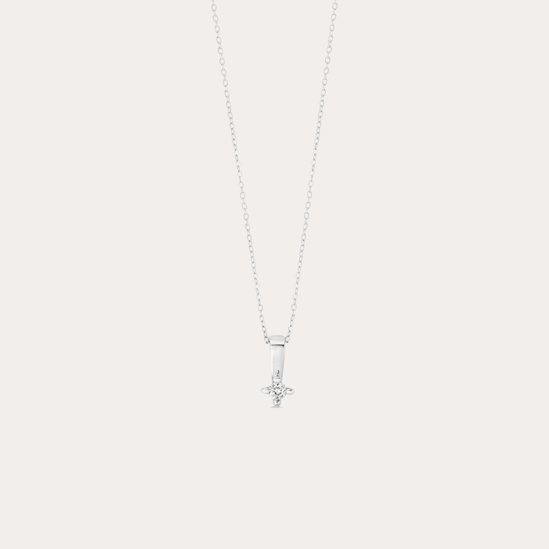 Single Diamond Necklace