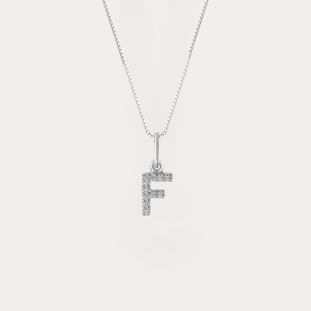 Diamond Initial Necklace
