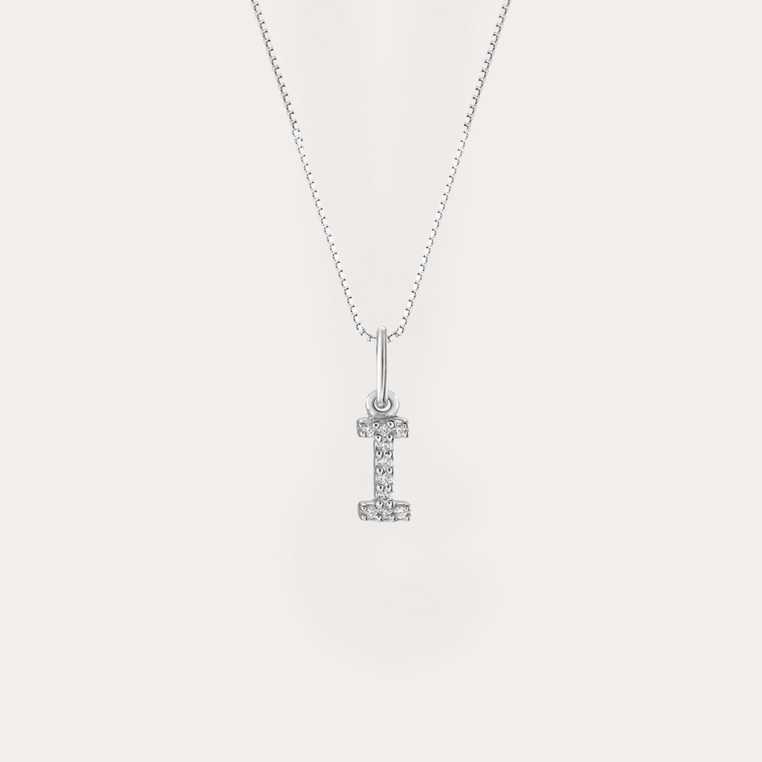 Diamond Initial Necklace