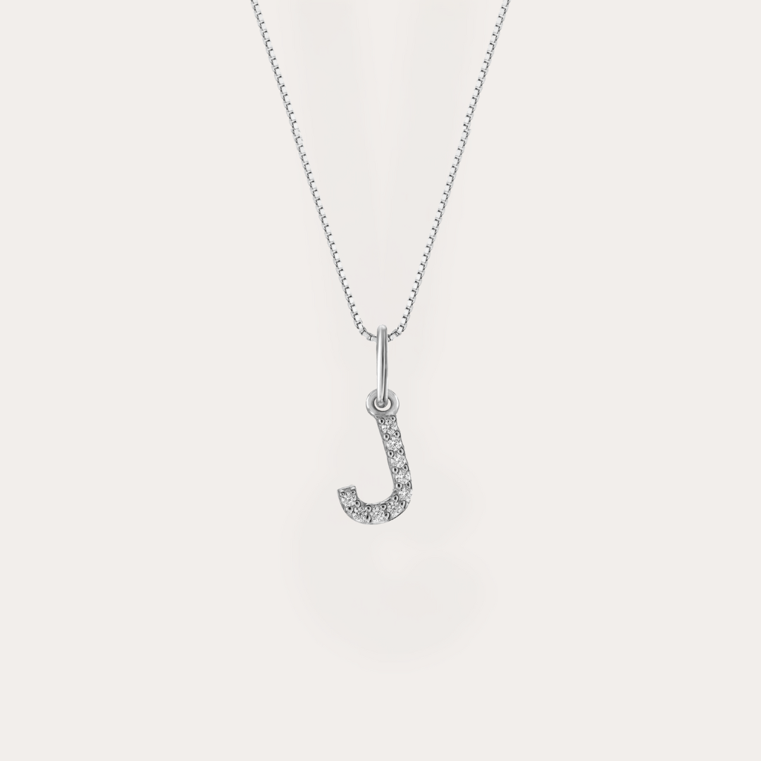 Diamond Initial Necklace