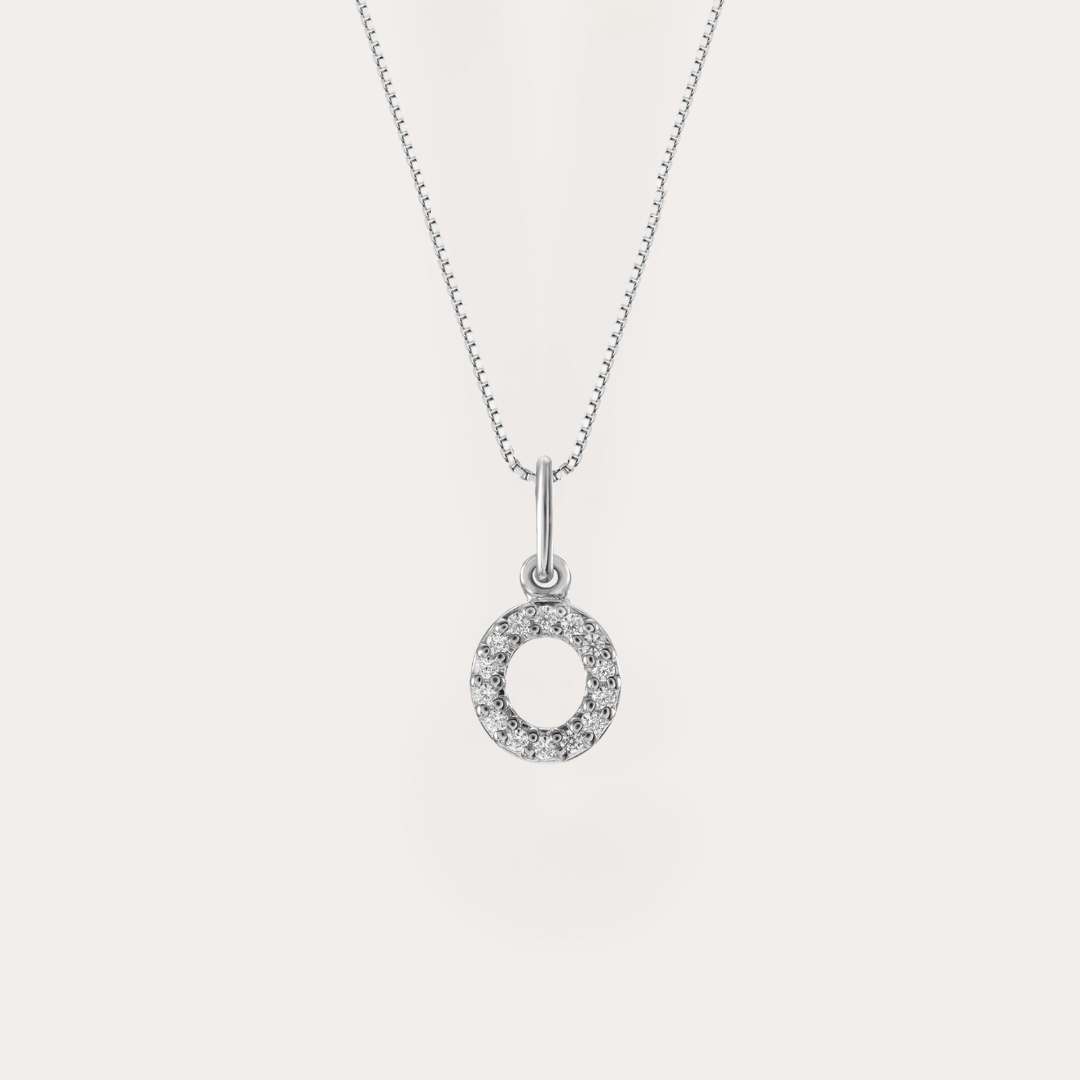 Diamond Initial Necklace
