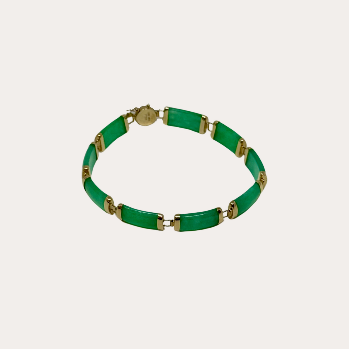 Jade Bar Link Bracelet