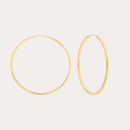 Thin Gold Hoops