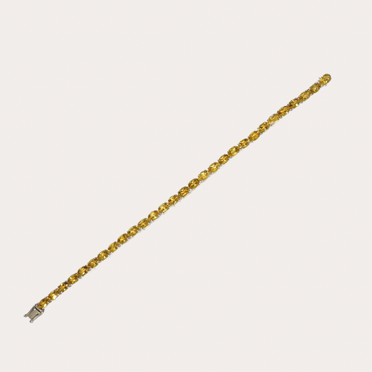 Citrine Tennis Bracelet