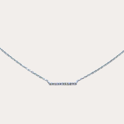 Diamond Bar Necklace