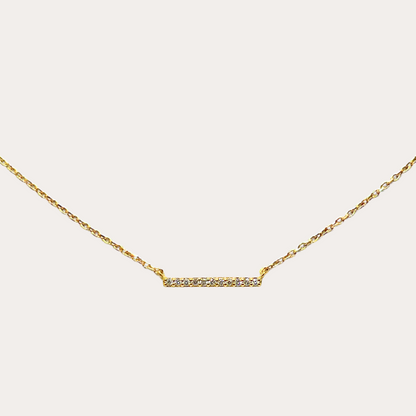 Diamond Bar Necklace