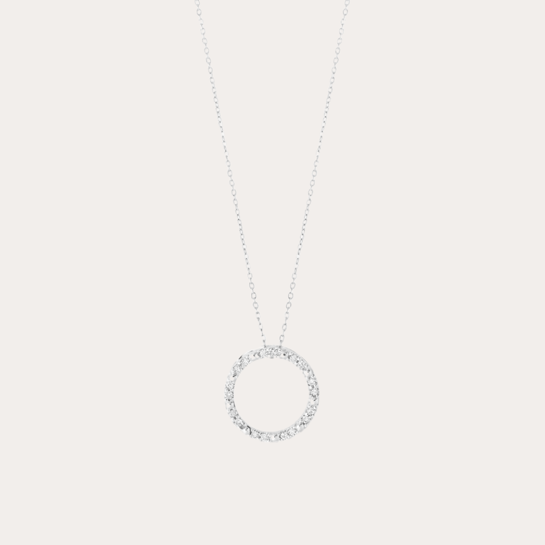 Diamond Life Circle Necklace