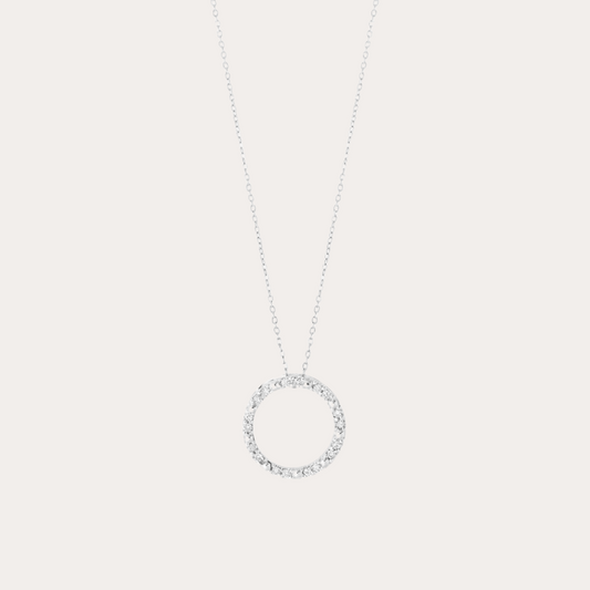 Diamond Life Circle Necklace