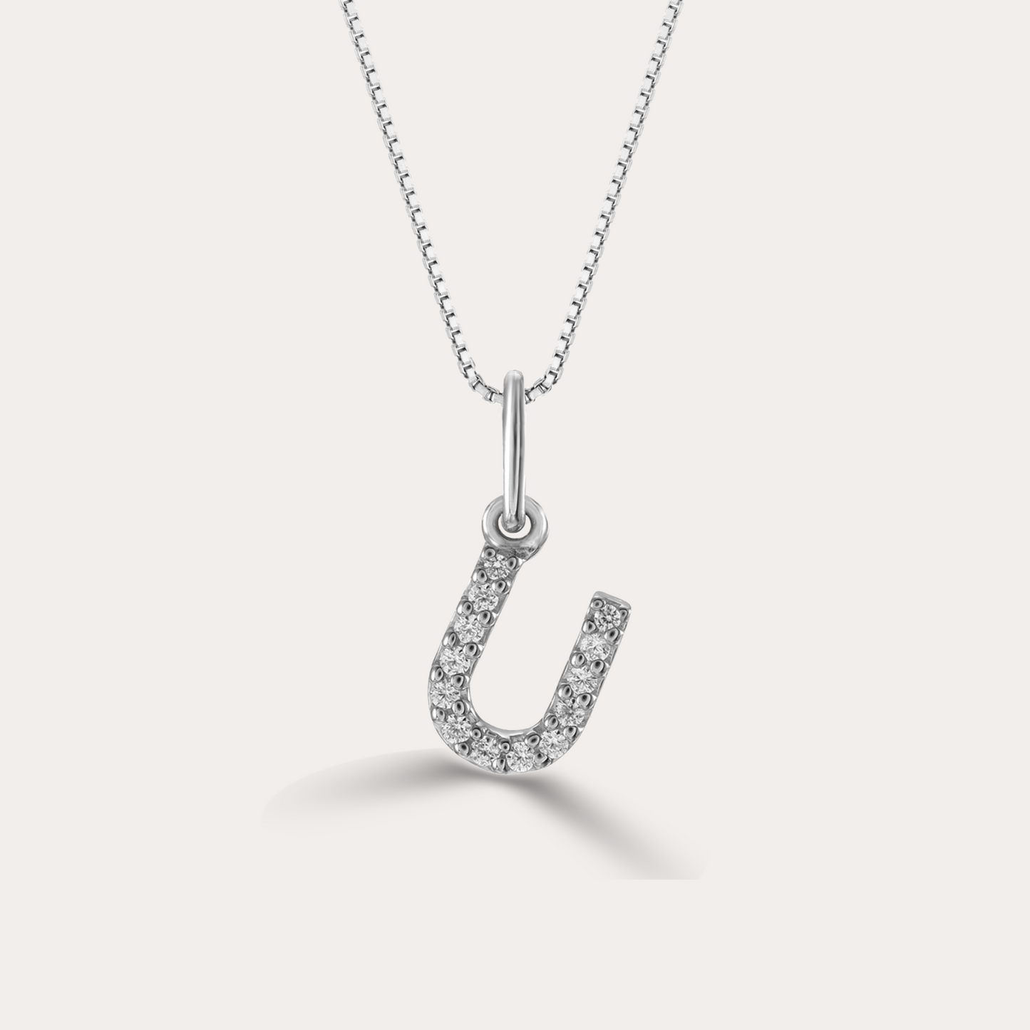 Diamond Initial Necklace