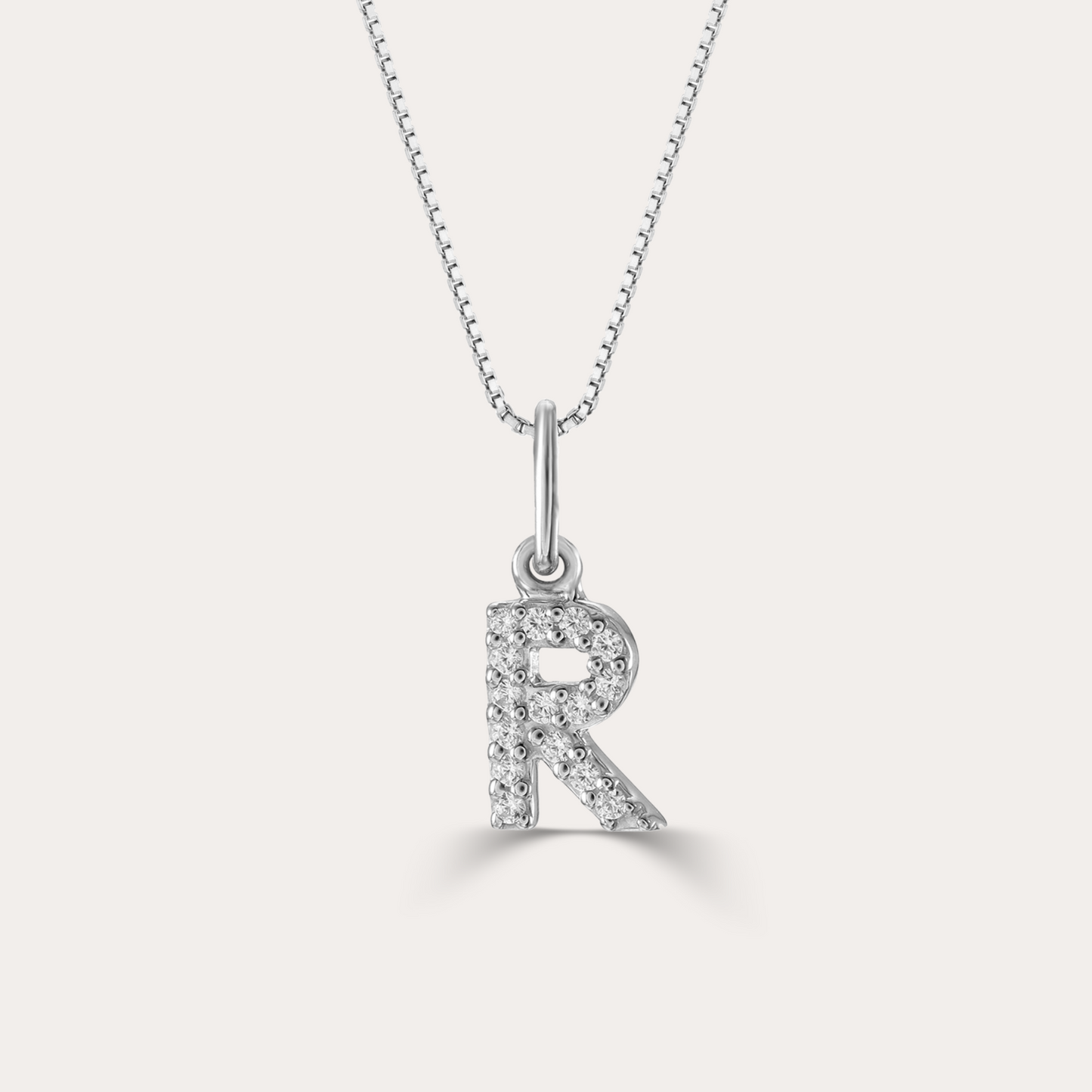 Diamond Initial Necklace