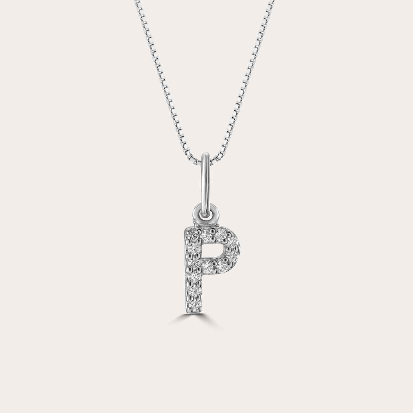 Diamond Initial Necklace