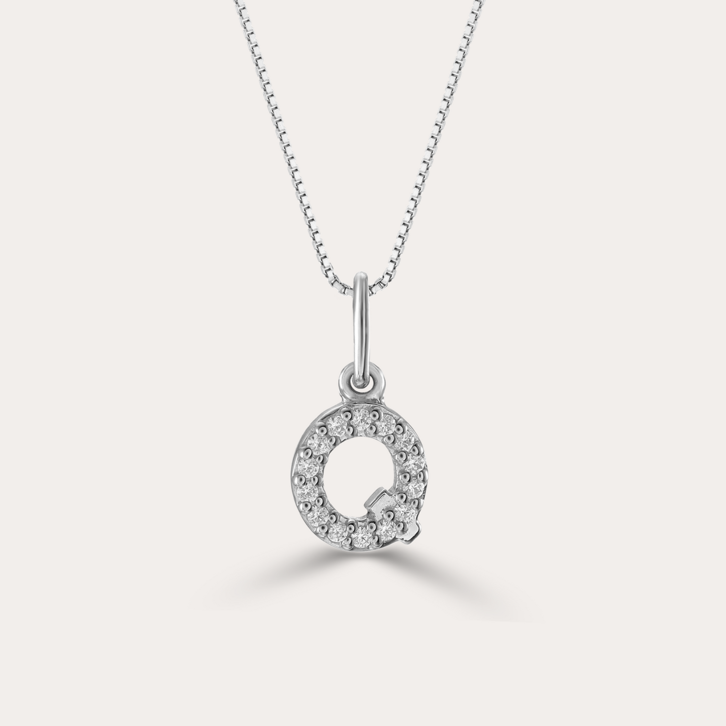 Diamond Initial Necklace