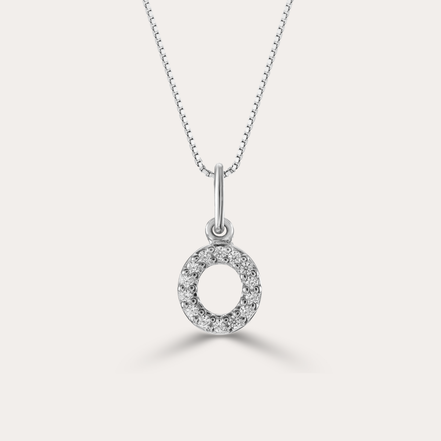 Diamond Initial Necklace