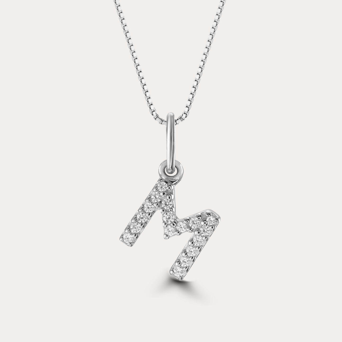 Diamond Initial Necklace