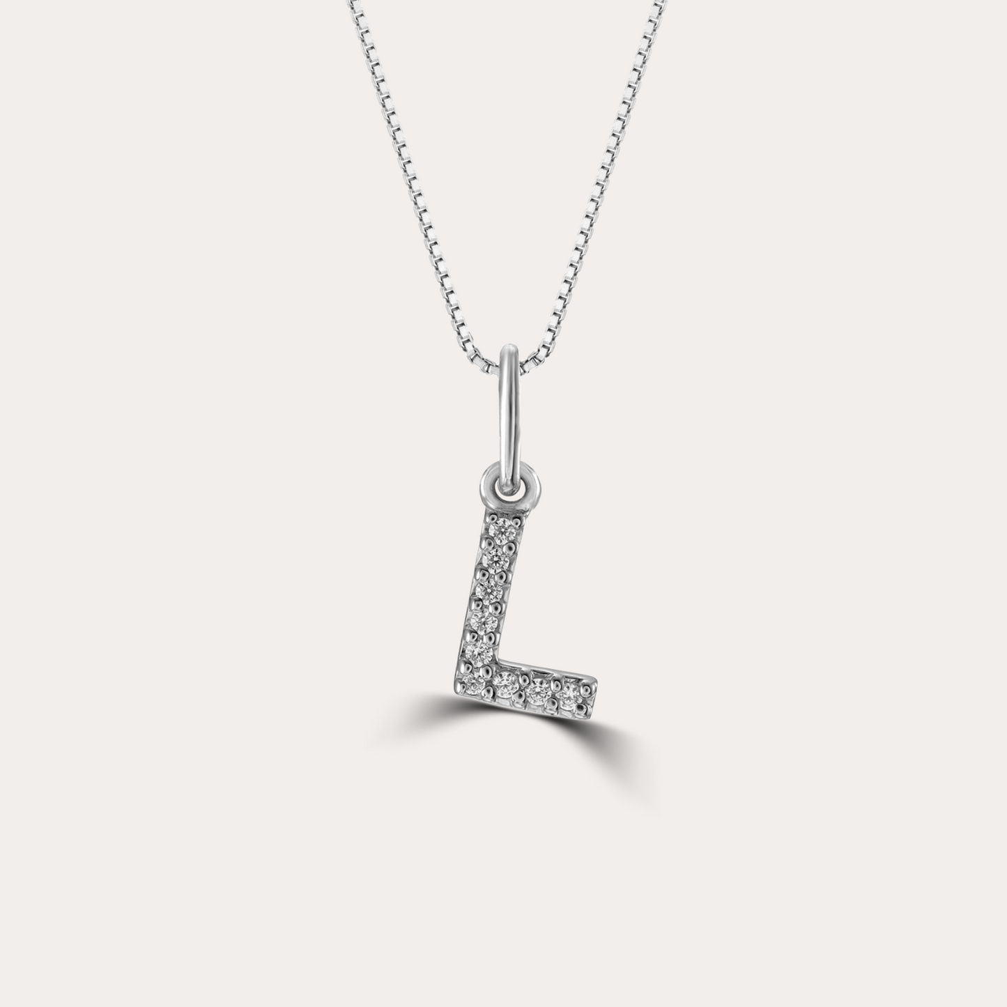 Diamond Initial Necklace