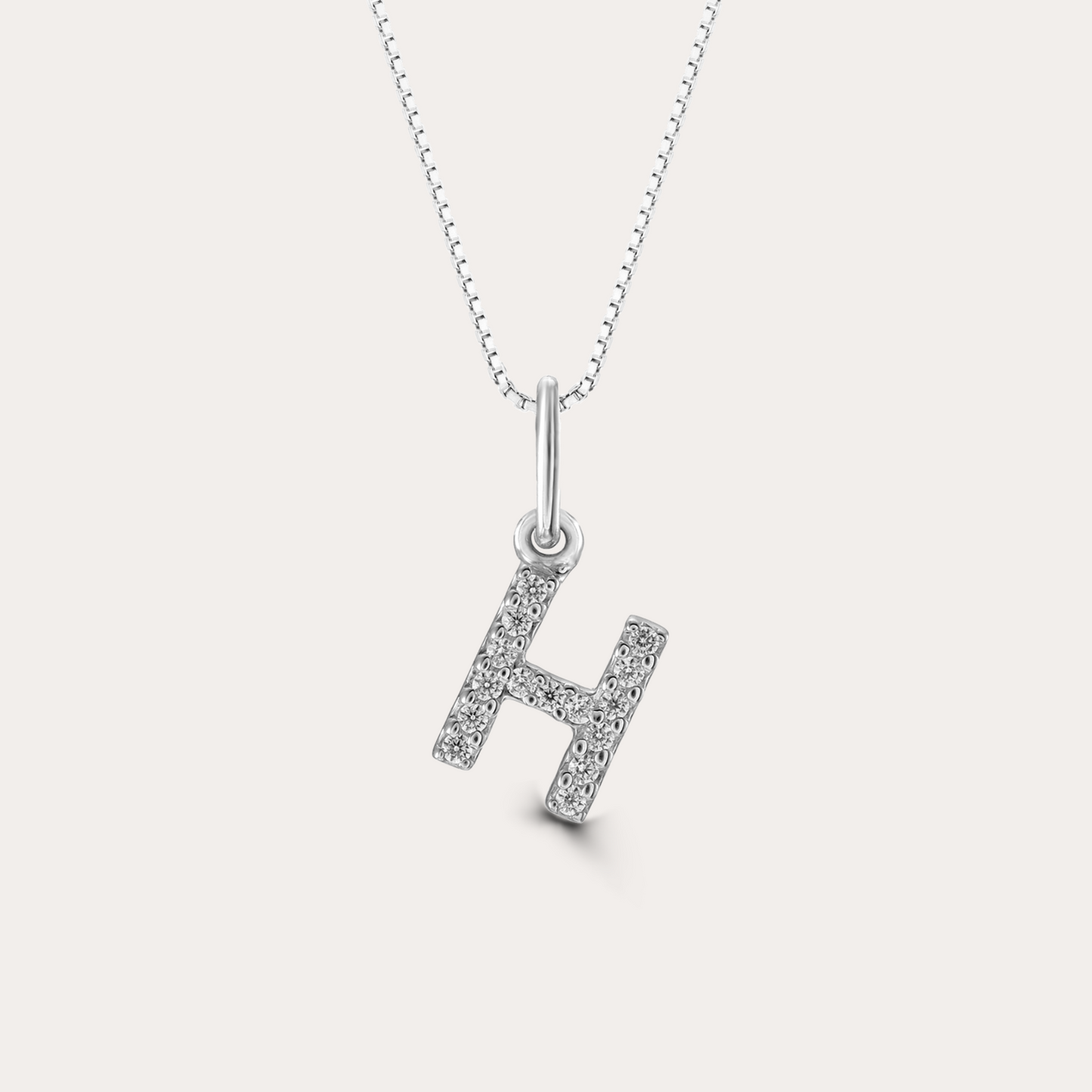 Diamond Initial Necklace