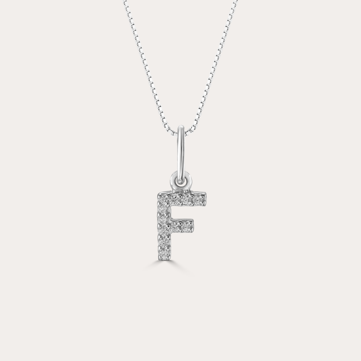 Diamond Initial Necklace