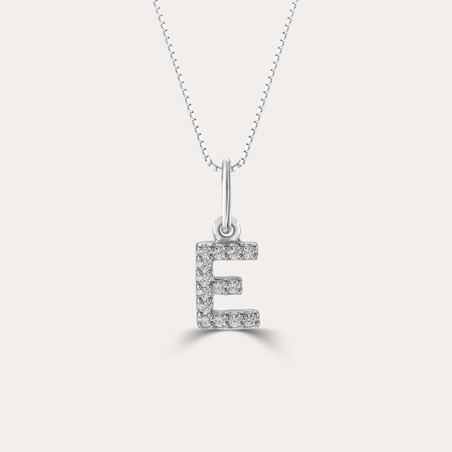 Diamond Initial Necklace