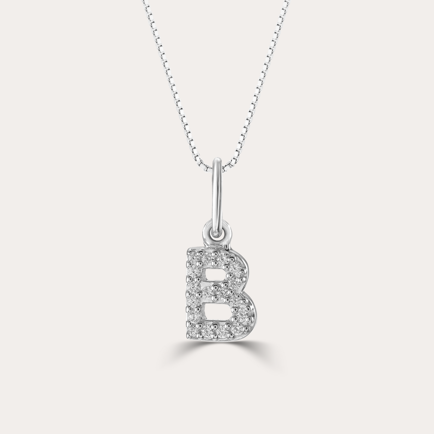 Diamond Initial Necklace