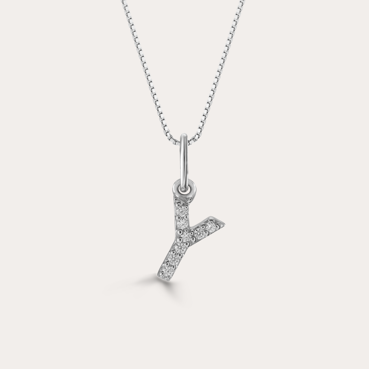 Diamond Initial Necklace