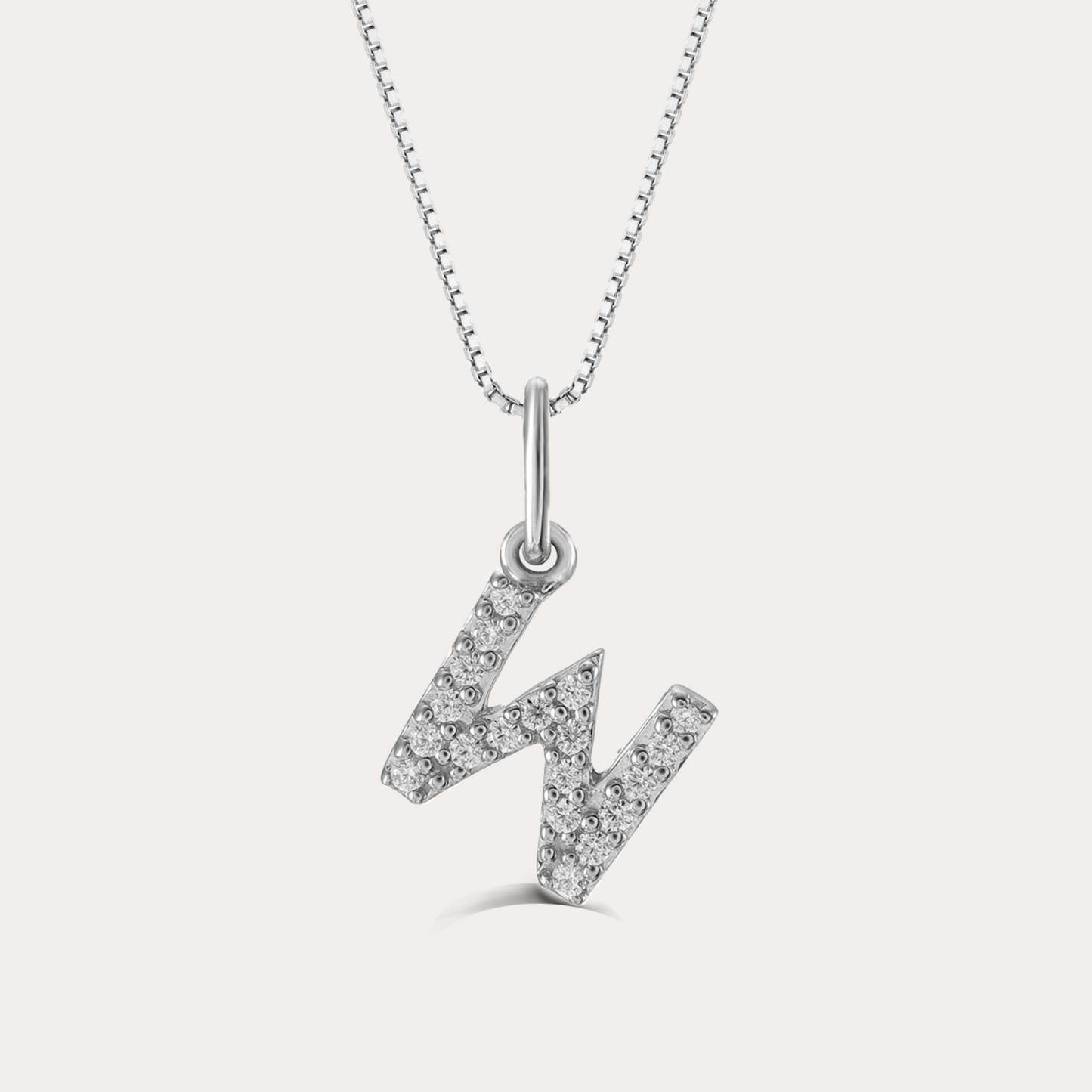 Diamond Initial Necklace